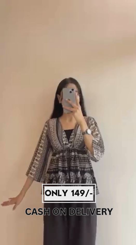 Pastel Green Cotton Kurti with White Floral Embroidery – Stitched Casual Wear for Women