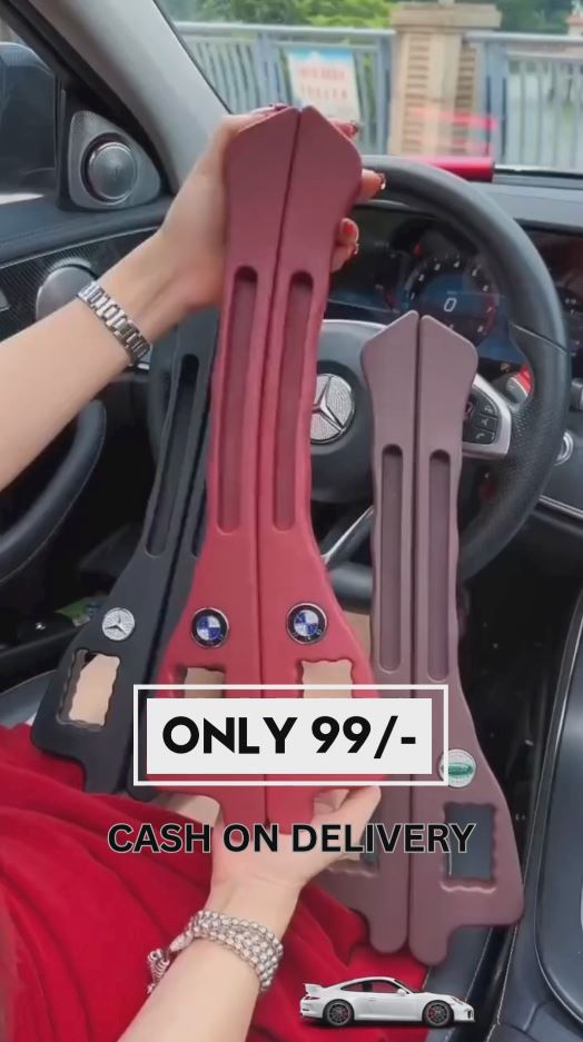 🚗 Car Seat Gap Filler Organizer – Maroon Storage Pocket for Cars | Only ₹99/-