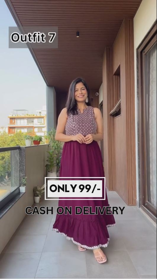 Purple Georgette Crepe Lining Shantoon Embellished Sequin Round Gown