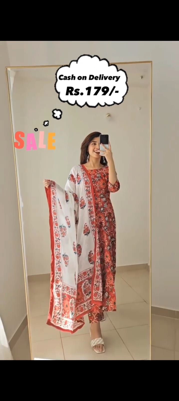 Eyes Catching Designer Self Design Kurta, Trouser Pant & Dupatta Set