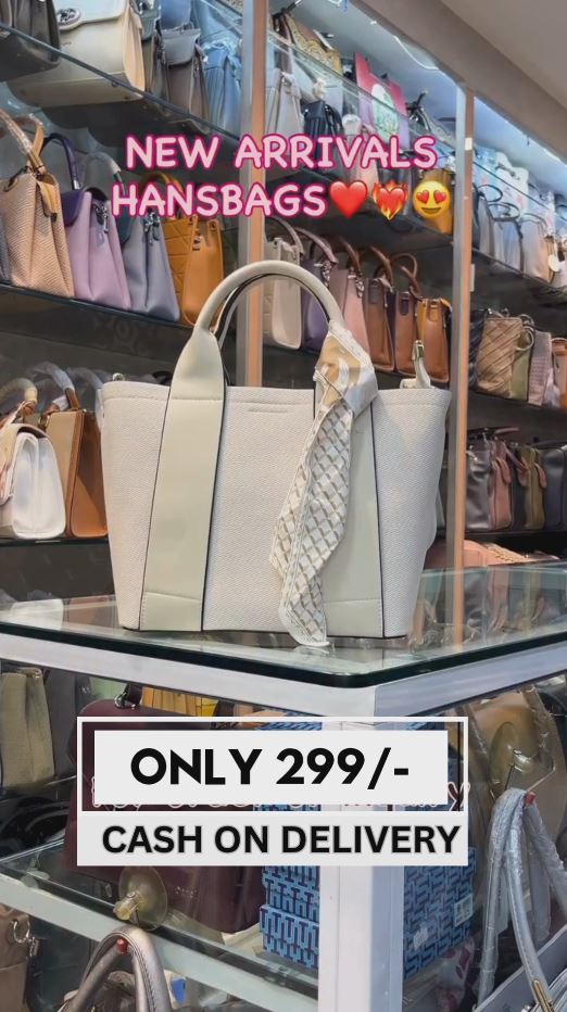 Premium Designer Tote Handbag for Women | Elegant Scarf Accent | Spacious & Stylish Shoulder Bag for Everyday Use | New Arrival | Just ₹299