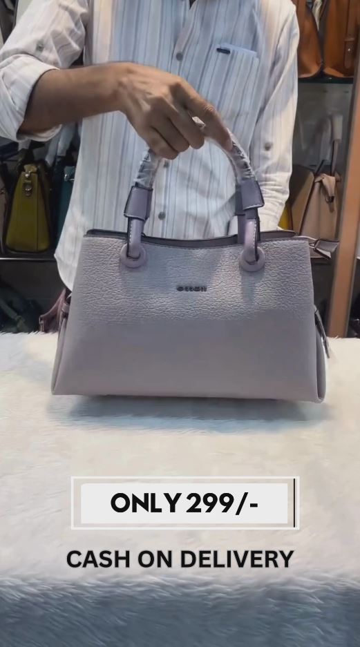 Textured Mauve Handbag for Women | Premium PU Leather | Stylish Office & Daily Use Shoulder Bag – Trending 2025