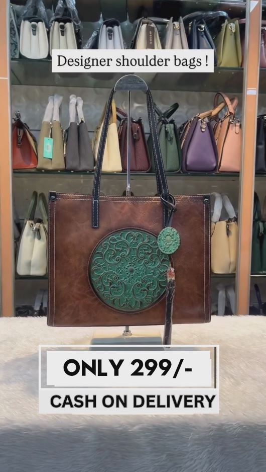 Premium Vintage Look Designer Shoulder Bag for Women | Ethnic Mandala Patchwork Tote | Spacious & Stylish Handbag for Daily Use | Just ₹299 | Cash on Delivery