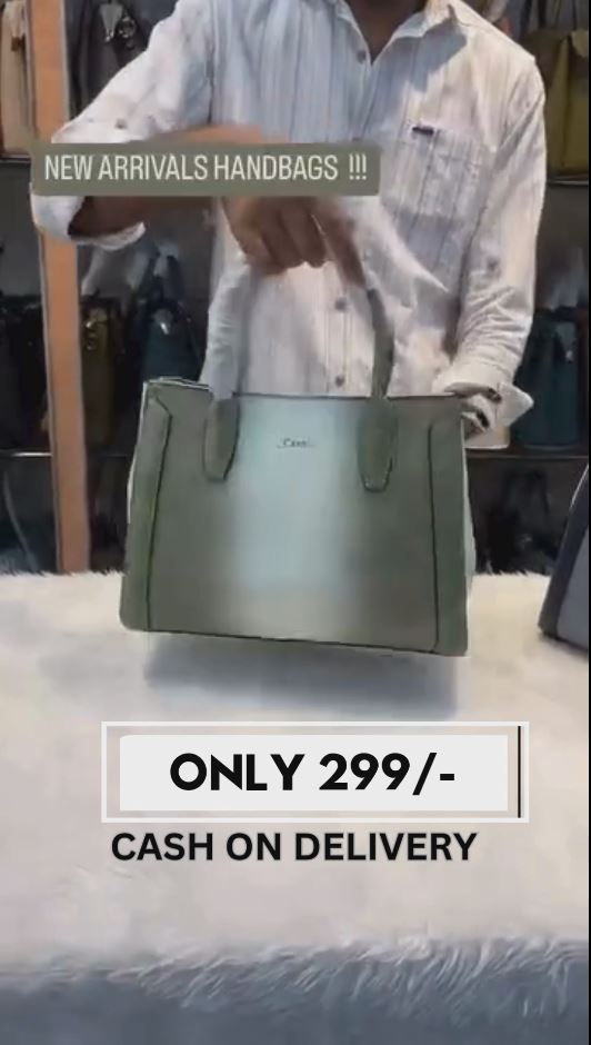 Stylish Blue & Grey Color Block Handbag for Women | Elegant PU Leather Tote | Latest Trendy Shoulder Bag | Office & Daily Use Handbag | Premium Finish
