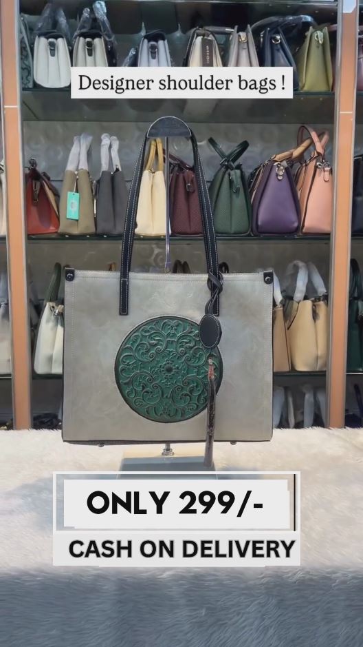 Premium Vintage Look Designer Shoulder Bag for Women | Ethnic Mandala Patchwork Tote | Spacious & Stylish Handbag for Daily Use | Just ₹299 | Cash on Delivery