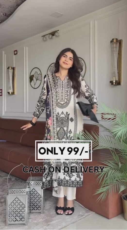 Designer Embroidered Three Piece Gul Ahmed Summer Essential