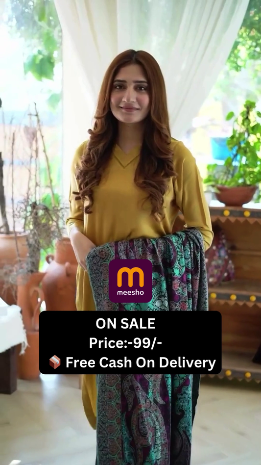 Indira Fashion Women's Green color Rayon Blend Kurta Set