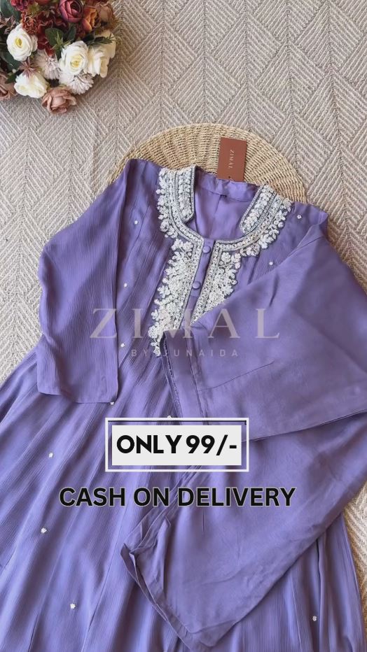 Ethnic Motifs Embroidered Regular Sequinned Kurta with Trousers & Dupatta