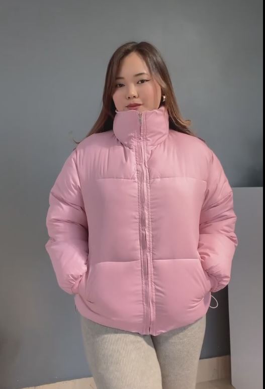 RedTape Stand Collar Padded Jacket for Women