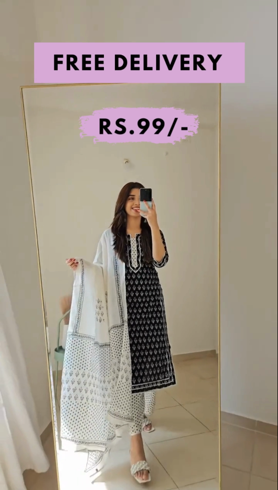 Admiring Women Printed Kurta Set For Office Wear