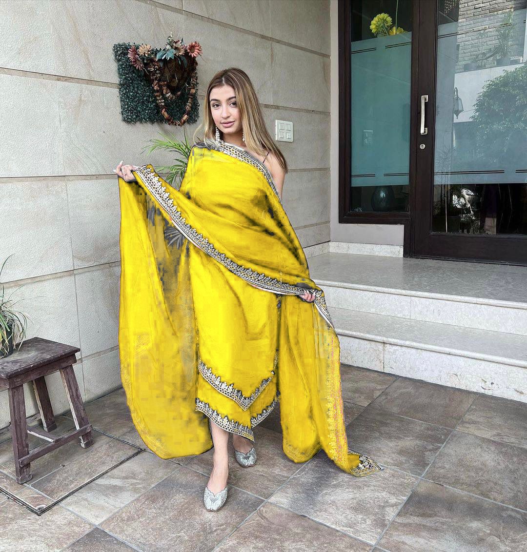Buy Green Cotton Embroidered Straight Salwar Suit Online : Fastest Delivery  - Salwar