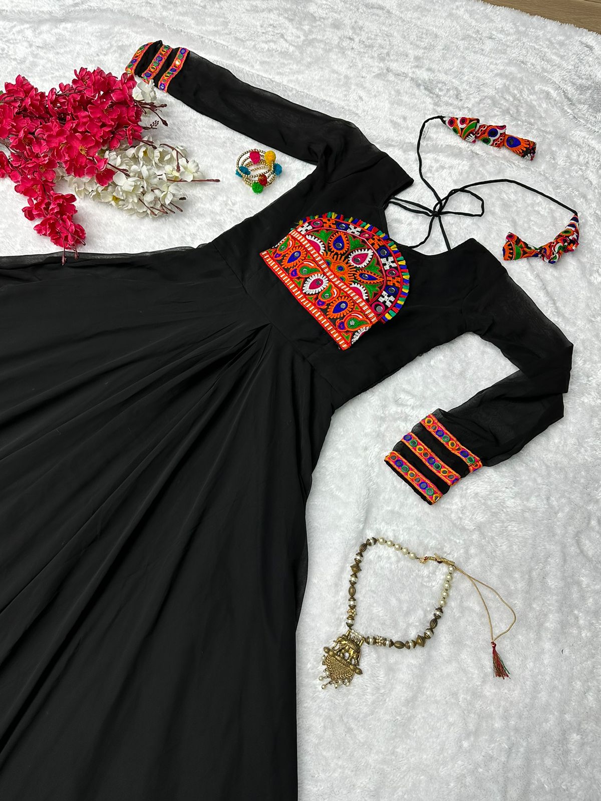 Navratri collection Black Color Latest Gown