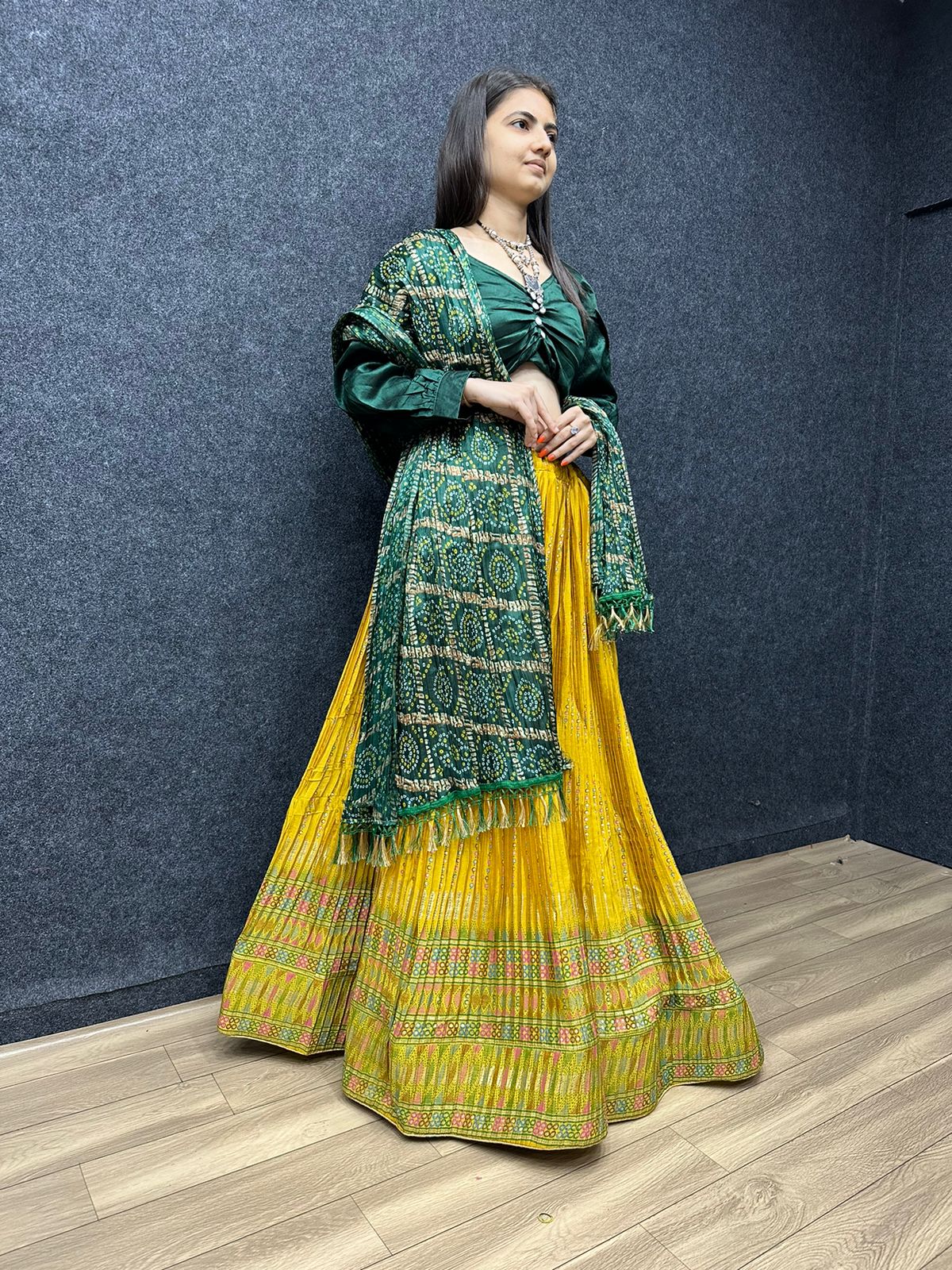 Yellow jacquard Silk Zari Woven Work Semi Stitched pattu Lehenga Choli With  Dupatta Set
