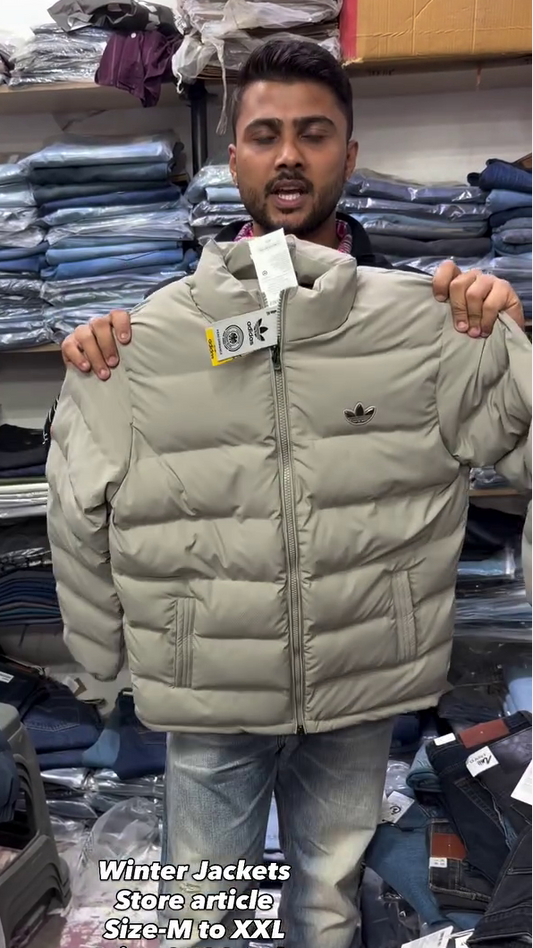 Men’s Originals Tonal Hooded Puffer Jacket – Premium Warmth & Modern Style