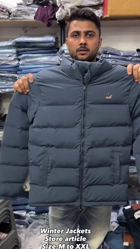 Men’s Originals Tonal Hooded Puffer Jacket – Premium Warmth & Modern Style