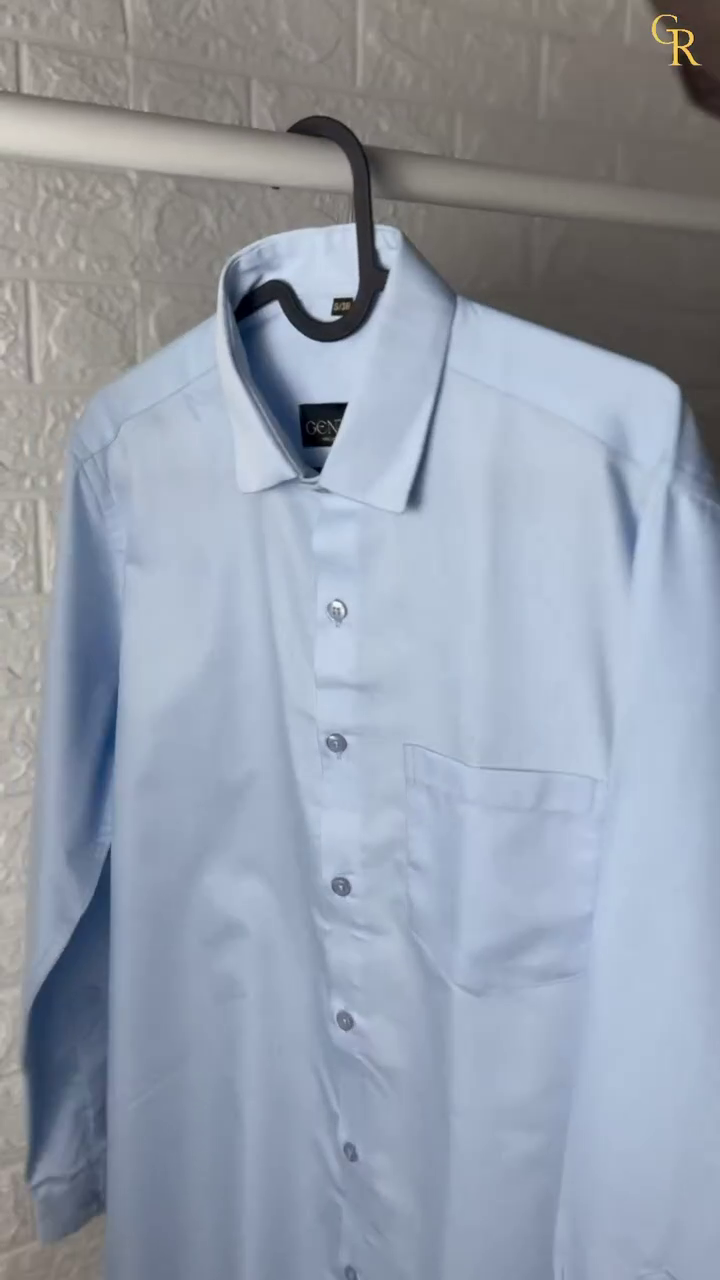 Men's Solid Color Full Sleeve Formal Shirt for Office, Daily and Casual Wear
