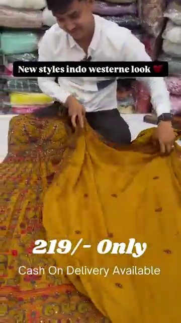 Women’s Printed Western Style Flared Dress with Matching Dupatta