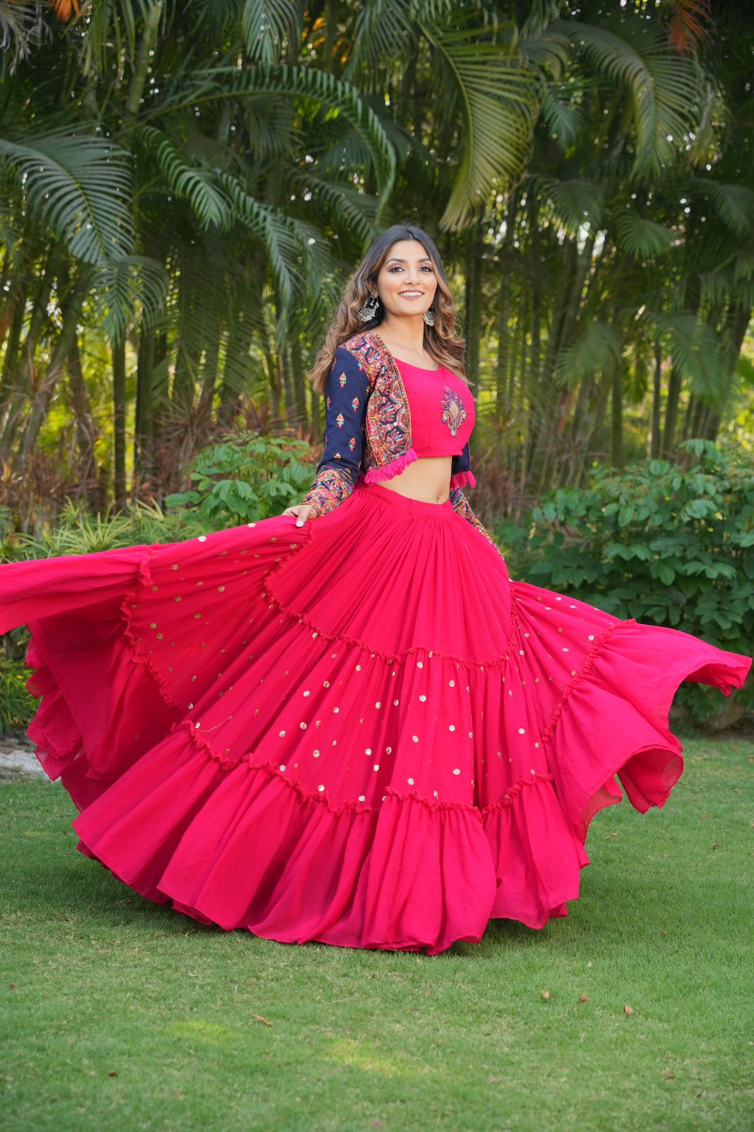 Lehenga With Jacket at Rs 2000 in Surat | ID: 2852780438033