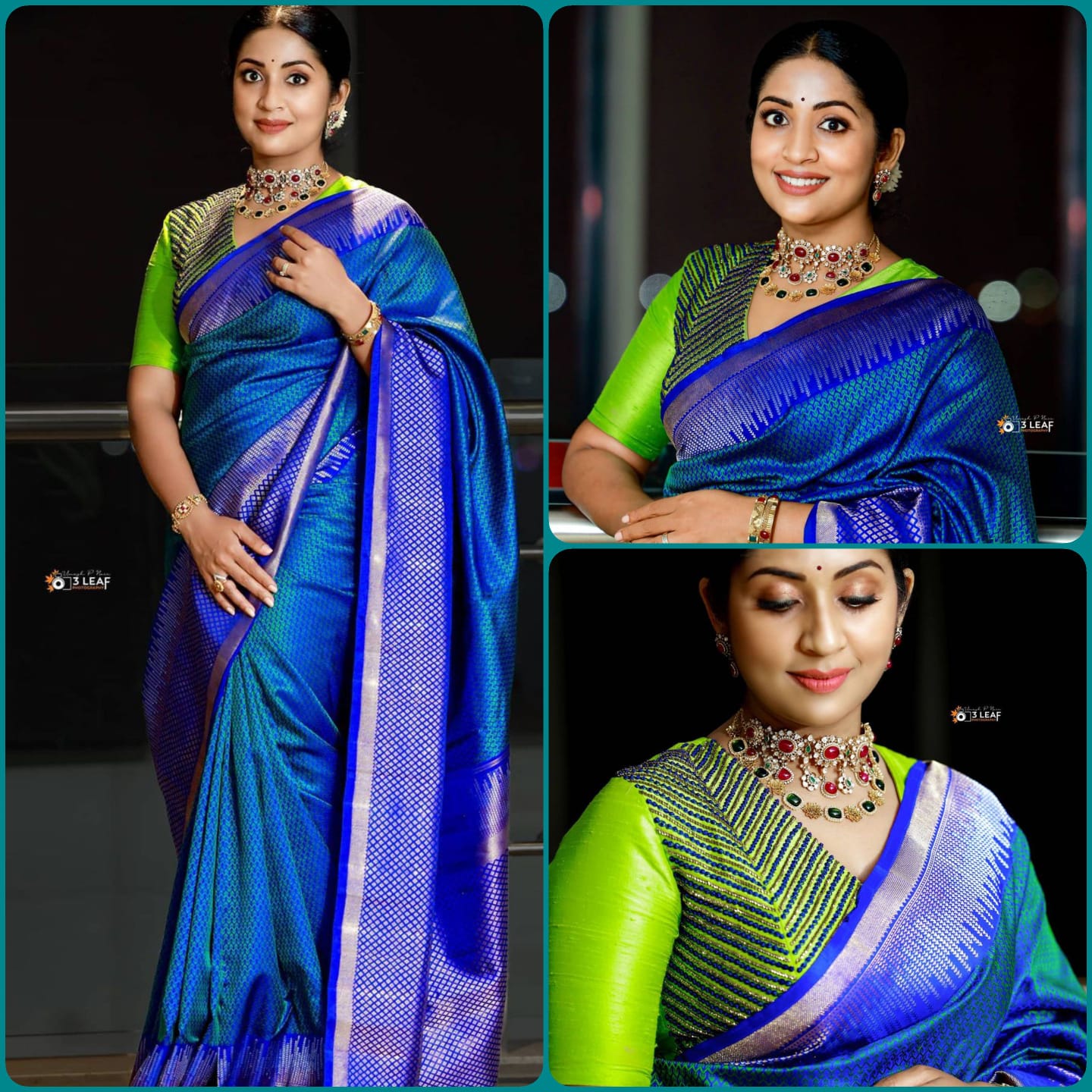 Attractive Blue Color Soft Banarasi Silk Saree
