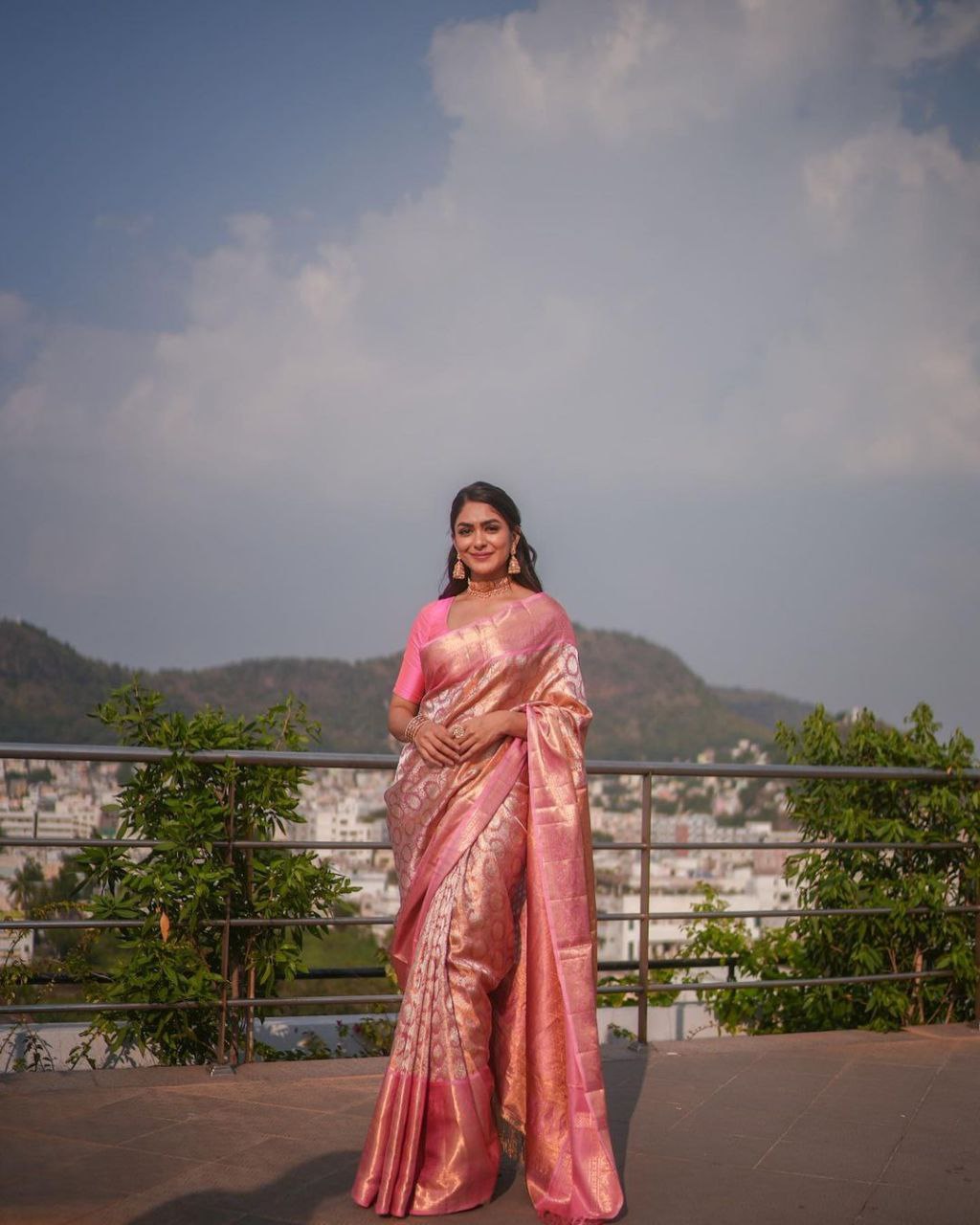 Light Pink Color Banarasi Silk Unique Saree